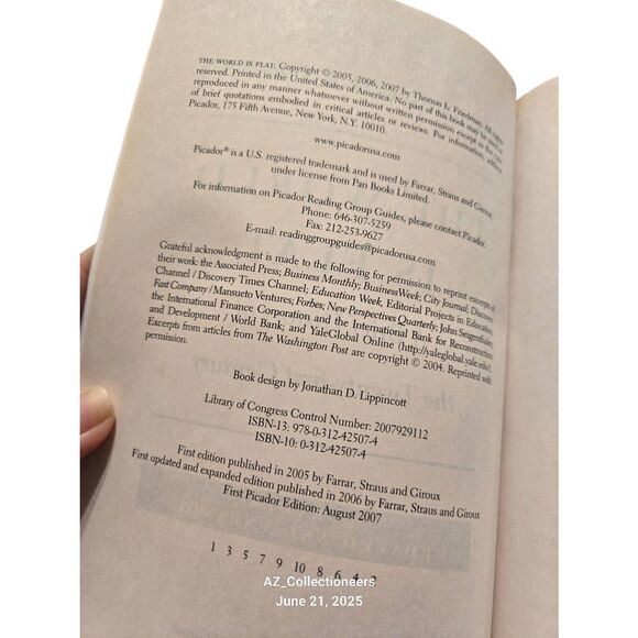 The world is flat by Thomas L. Friedman - picador books  - isbn 9780312425074 - Picture 4 of 8